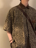 Ceekoo Leopard Short Sleeves Shirt