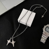 Ceekoo DOUBLE PENDANT NECKLACE