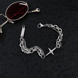 Ceekoo DOUBLE LAYER CROSS BRACELET