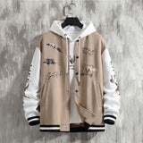 ropa de hombre Men's Baseball Jacket Spring and Autumn American High Street Pu Shuai Youth Men's Loose Casual Jacket Men