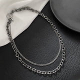 Ceekoo DOUBLE LAYER CHAIN NECKLACE