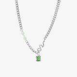 Ceekoo JADE GREEN PENDANT NECKLACE