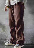 Ceekoo American Retro Double Pleated Drape Paratrooper Sweatpants Men's Trousers