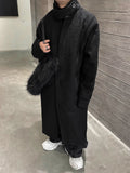 Ceekoo Oversize Stand Neck Long Coat WN9410