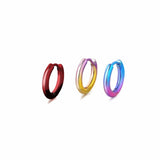 Ceekoo FADED COLORED HOOP EARRING