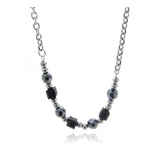 Ceekoo BLACK PENDANT CHAIN NECKLACE