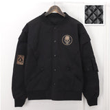 mens outfits MA1 Pilot Jacket Workwear Stand Collar Jacket Men's Embroidered Youth Baseball Uniform Jacket Q978