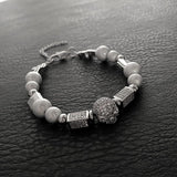 Ceekoo SKULL PEARL BRACELET