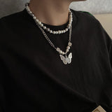 Ceekoo WHITE PEARL NECKLACE