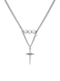 Ceekoo CROSS STAR PENDANT NECKLACE