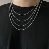 Ceekoo EVERYDAY SNAKE BONE CHAIN NECKLACE