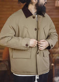 Ceekoo American Retro Safari Hunting Cotton Thick Keep Warm Men's Jacket