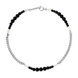 Ceekoo BLACK PEARL CHAIN NECKLACE