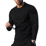 men fall outfit Men's Suit Spring and Autumn Loose round Neck Long Sleeve T Pants Two-Piece Casual Men's Sportswear