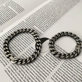 Ceekoo ANCIENT DARK SILVER CHAIN BRACELET