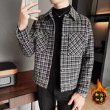 old money outfits men Woolen Coat Men's Autumn and Winter New Korean Style Trendy All-Match Casual Jacket Men's Top