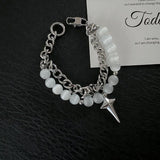 Ceekoo PENDANT PEARL DOUBLE LAYER BRACELET