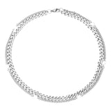 Ceekoo DOUBLE LAYER PEARL CHAIN NECKLACE