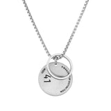 Ceekoo RING CIRCLE PENDANT NECKLACE