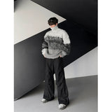 Ceekoo Mohair Gradient Sweater