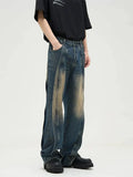 Ceekoo Retro Washed Jeans Pants