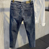 Ceekoo Retro Washed Slim Jeans