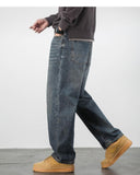 Ceekoo Retro Wide-leg Jeans