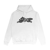 ceekoo American retro hoodie personalized diagonal stripe puppy print pullover hoodie long-sleeved sweatshirt casual jacket top