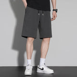 Ceekoo Summer New Men's Casual Shorts High Quality Drawstring Baggy Sweatshort Male   Cotton Shorts Men Short Sweatpants Hot Sale