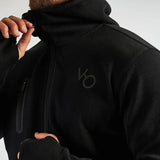 Ceekoo  New Men's Gym Cotton Sports Hoodies Jogger Fashion Zipper Jacket Casual Hooded Brand Male Clothing Running Coat Fitness Wear