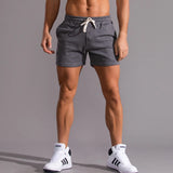 Ceekoo Summer New 100% Cotton Casual Shorts Men High Quality Fashion Short Pants Men Side Pockets Zip Outdoor Running Shorts Men