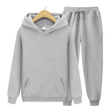 Ceekoo Men's Sets Sweatshirt+Sweatpant Suit Women Men Hoodies Hooded Tracksuit Pullover Male Casual Sportswear Outwear Winter Warm 2024