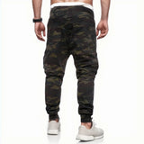 Ceekoo Men'S Loose Camouflage Pocket Jeans Pants Fashion Tooling Camouflage Men'S Cargo Straight Casual Pants Overalls Trousers