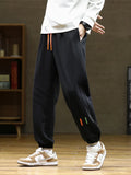 Ceekoo  Spring Autumn Men's Baggy Sweatpants Colorfull Drawstring Cotton Trainning Jogger Pants