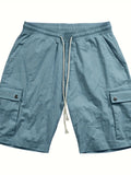 Ceekoo  -   New summer men's trend West Coast pocket Heavy cotton outdoor shorts