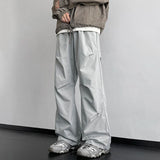 Ceekoo  -  fall outfits Summer Oversized Casual Baggy Y2K Pants Men Wide Leg Cargo Pants Elastic Waist Harajuku Sweatpants Techwear Korean Clothes