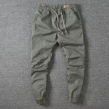 Ceekoo Stylish  Joggers Pants Sporty Pure Color Slim Pants Solid Color Male Men Cargo Pants Men Clothes