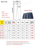  Ceekoo  New Spring Summer Men Jeans Joggers Multi-Pockets Drawstring Waist Denim Cargo Pants Cotton Casual Loose Jean Trousers