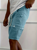 Ceekoo  -   New summer men's trend West Coast pocket Heavy cotton outdoor shorts