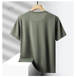 Ceekoo Quick Dry Sport Fashion T Shirt Men'S 2024 Short Sleeves Summer Casual Black Green OverSize 6XL 7XL Top Tees GYM Tshirt Clothes