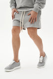 Ceekoo Men's Cotton Sporting Running Shorts Loose Grey Bodybuilding Sweatpants Fitness Short pants Jogger Gyms Vintage Male Short