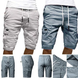 Ceekoo  Sports Multi-pocket Shorts Mens Casual Fitness Pants Work Men's Short Beach Loose Military