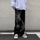 Ceekoo Streetwear Y2k Pants Anime Sweatpants Male Wide Leg Oversize Pants Men Techwear  Baggy Straight Trousers 2023 New