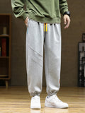 Ceekoo  Spring Autumn Men's Baggy Sweatpants Colorfull Drawstring Cotton Trainning Jogger Pants