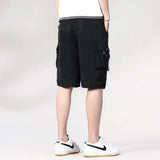 Ceekoo Men's summer thin outer wear trend ice sports sand casual cropped pants casual cargo shorts