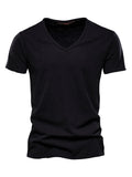 CeekooFashion New 100% Cotton Men T Shirt Tops O-Neck Thin Short Sleeve Tees High Quality Men's Fitness Hot T-shirt For Men Size S-5XL