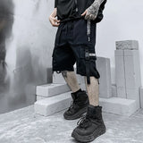 Ceekoo Summer Shorts Men Harajuku Streetwear Casual Man's Cargo Shorts Fashion Techwear Japanese Korea Hip Hop y2k Punk Male Clothing