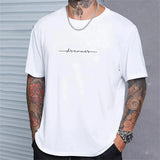 Ceekoo  Simple Summer Men's T-shirt High-quality Men's Top Everyday Casual Sports Shirt Trend New Clothing Oversized Loose Short Sleeve