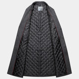 Ceekoo Autumn Winter Long Wool Coat Men Fashion Pea Coat Jacket Wool & Blends Jackets Mens Woolen Overcoat