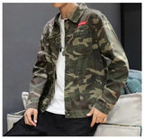 ceekoo Camouflage Jacket Men's Spring And Autumn Sports Jacket Baseball Clothing Denim Men's Jacket